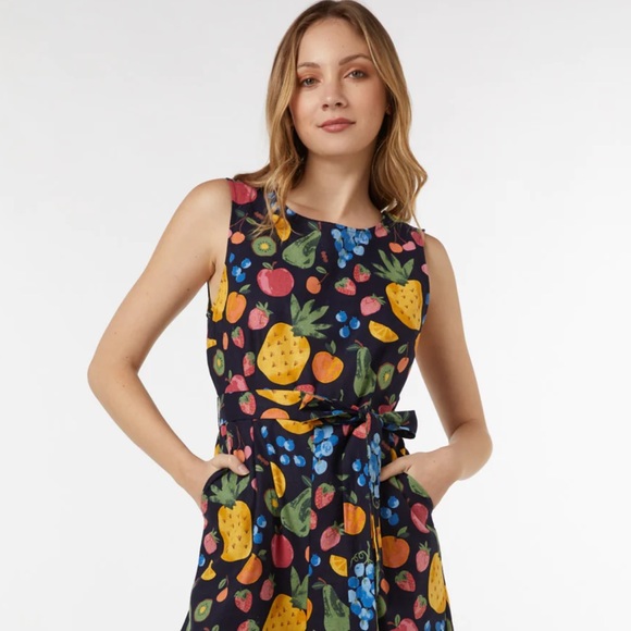 NWT Modcloth Princess Highway Retro Reboot Fruit Jumpsuit - Picture 2 of 16